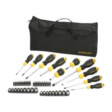 STANLEY 48-DLG SCHROEVENDRAAIER SET +OPBERGTAS STANLEY 48-DLG SCHROEVENDRAAIER SET +OPBERGTAS