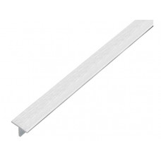 ALUMINIUM T-PROFIEL RVS LICHT 1M 15X15X1,5MM ZELFKLEVEND ALUMINIUM T-PROFIEL RVS LICHT 1M 15X15X1,5MM ZELFKLEVEND
