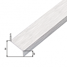 ALUMINIUM HOEK RVS LICHT 2M 30X15X1,5MM ZELFKLEVEND ALUMINIUM HOEK RVS LICHT 2M 30X15X1,5MM ZELFKLEVEND