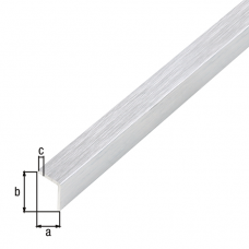 ALUMINIUM HOEK RVS LICHT 1MTR 20X20X1MM ZELFKLEVEND ALUMINIUM HOEK RVS LICHT 1MTR 20X20X1MM ZELFKLEVEND