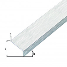 ALUMINIUM HOEK RVS LICHT 1MTR 20X10X1MM ZELFKLEVEND ALUMINIUM HOEK RVS LICHT 1MTR 20X10X1MM ZELFKLEVEND