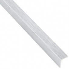 ALUMINIUM HOEK RVS LICHT 2MTR 15X15X1MM ZELFKLEVEND ALUMINIUM HOEK RVS LICHT 2MTR 15X15X1MM ZELFKLEVEND