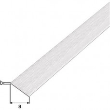 ALUMINIUM PLAT RVS LICHT 25X2MM 2MTR ZELFKLEVEND ALUMINIUM PLAT RVS LICHT 25X2MM 2MTR ZELFKLEVEND