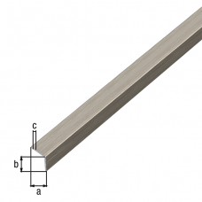ALUMINIUM HOEK RVS DONKER 1MTR 20X20X1MM ZELFKLEVEND ALUMINIUM HOEK RVS DONKER 1MTR 20X20X1MM ZELFKLEVEND