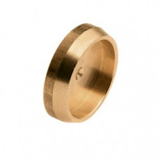 1X MESSING KNEL AFSLUITPLAAT 28MM 1X MESSING KNEL AFSLUITPLAAT 28MM