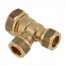 MESSING KNEL VERLOOP T-STUK 28X22X22MM MESSING KNEL VERLOOP T-STUK 28X22X22MM