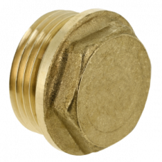 MESSING PLUG BUITENDRAAD 1" MESSING PLUG BUITENDRAAD 1"