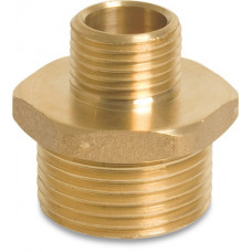 MESSING VERLOOPNIPPEL 3/4"X1/4" 2X BUITEN MESSING VERLOOPNIPPEL 3/4"X1/4" 2X BUITEN