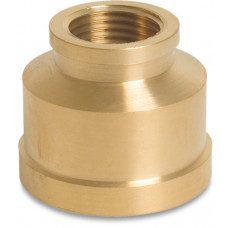 MESSING VERLOOPSOK 3/4"X1/4" 2X BINNENDRAAD MESSING VERLOOPSOK 3/4"X1/4" 2X BINNENDRAAD