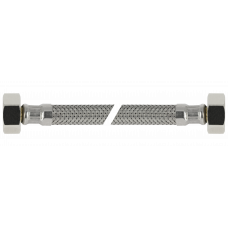 46) 1/2"BI X1/2"BI 20CM METALEN FLEX. AANSLUITSLANG KIWA 46) 1/2"BI X1/2"BI 20CM METALEN FLEX. AANSLUITSLANG KIWA