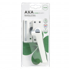 AXA RAAM- SLUITING KNOP M/NOK WIT RECHTS AXA RAAM- SLUITING KNOP M/NOK WIT RECHTS