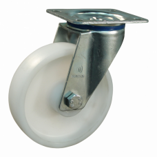 ZWENKWIEL 125MM PLAAT +POLYPROPYLEEN WIEL 200KG ZWENKWIEL 125MM PLAAT +POLYPROPYLEEN WIEL 200KG