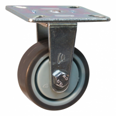 50MM BOKWIEL RUBBER +PLAAT KOGELLAGER 40KG 50MM BOKWIEL RUBBER +PLAAT KOGELLAGER 40KG