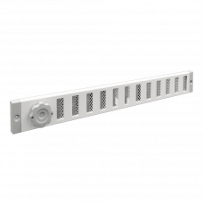 SCHUIFROOSTER ALUMINIUM M/GAAS 370X40MM WIT SCHUIFROOSTER ALUMINIUM M/GAAS 370X40MM WIT