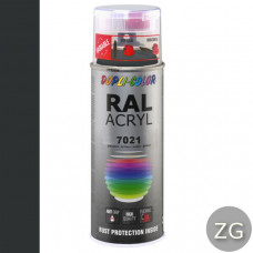 DUPLICOLOR ACRYL RAL 7021 ZWART GRIJS ZIJDEGLANS 400ML DUPLICOLOR ACRYL RAL 7021 ZWART GRIJS ZIJDEGLANS 400ML