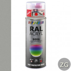 DUPLICOLOR ACRYL RAL 9006 WIT ALUMINIUM METALLIC ZIJDEGLANS 400ML DUPLICOLOR ACRYL RAL 9006 WIT ALUMINIUM METALLIC ZIJDEGLANS 400ML