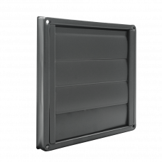 LAMELLENROOSTER + FLENS RVS 100MM ZWART LAMELLENROOSTER + FLENS RVS 100MM ZWART