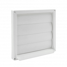 LAMELLENROOSTER KUNSTSTOF WIT 155X155MM LAMELLENROOSTER KUNSTSTOF WIT 155X155MM