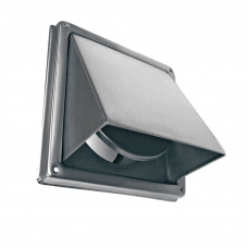 KAPROOSTER + KLEP RVS 100MM KAPROOSTER + KLEP RVS 100MM