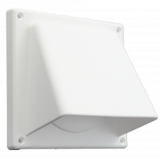 KAPROOSTER +AFSLUITKLEP 100 /125 /110X55MM WIT KAPROOSTER +AFSLUITKLEP 100 /125 /110X55MM WIT