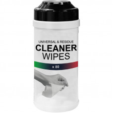 80X UNIVERSAL +RESIDU CLEANER WIPES / REINIGINGSDOEKJES