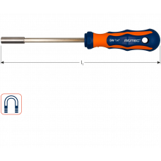 ROTEC 130MM MAGNETISCHE BITSCHROEVENDRAAIER ROTEC 130MM MAGNETISCHE BITSCHROEVENDRAAIER
