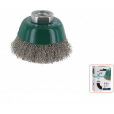ROTEC M14 KOMBORSTEL INOX 60X0.3MM GEGOLFD ROTEC M14 KOMBORSTEL INOX 60X0.3MM GEGOLFD