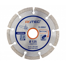 ROTEC DIAMANTZAAG BETON+ 125MM ROTEC DIAMANTZAAG BETON+ 125MM