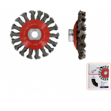 ROTEC M14 KEGELBORSTEL 100X0,5MM GEDRAAID ROTEC M14 KEGELBORSTEL 100X0,5MM GEDRAAID
