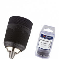 ROTEC SNELSPANBOORKOP 2,0-13 MM 1/2" VERGRENDELBAAR KLOPVAST ROTEC SNELSPANBOORKOP 2,0-13 MM 1/2" VERGRENDELBAAR KLOPVAST