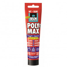 BISON POLYMAX HIGH TACK EXPRESS WIT TUBE 165GRAM BISON POLYMAX HIGH TACK EXPRESS WIT TUBE 165GRAM