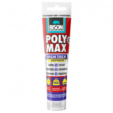 BISON POLYMAX HIGH TACK EXPRESS TRANSPARANT TUBE 115GRAM BISON POLYMAX HIGH TACK EXPRESS TRANSPARANT TUBE 115GRAM