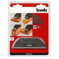 KWB HAND- SCHUURBLOK +SCHUURSCHIJVEN 125MM
