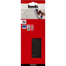 KWB K120 2X GLASVEZEL SCHUURGAAS 93X230MM KWB K120 2X GLASVEZEL SCHUURGAAS 93X230MM