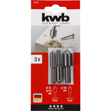 KWB VERZINKBOREN SET WS 8/12/16 MM KWB VERZINKBOREN SET WS 8/12/16 MM
