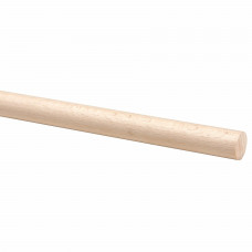 RONDE STOK BEUKEN 15MM 100CM RONDE STOK BEUKEN 15MM 100CM
