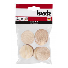 KWB 8X HOUTEN PLUGGEN 40MM KWB 8X HOUTEN PLUGGEN 40MM