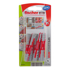 FISCHER DUOPOWER PLUG 8X65 (8 STUKS) FISCHER DUOPOWER PLUG 8X65 (8 STUKS)