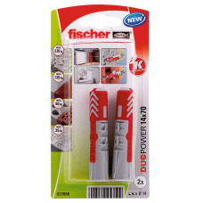 FISCHER DUOPOWER PLUG 14X70 (2 STUKS) FISCHER DUOPOWER PLUG 14X70 (2 STUKS)