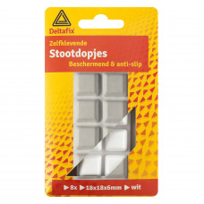 STOOTDOPJES 18X6MM 8 STUKS WIT STOOTDOPJES 18X6MM 8 STUKS WIT