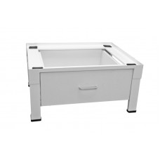 WASMACHINE-/DROGER VERHOGER GELAST + HOUTEN LADE + VERSTELBARE VOETJES