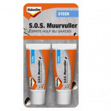ALABASTINE SOS MUURVULLER WIT 2X20ML ALABASTINE SOS MUURVULLER WIT 2X20ML