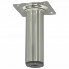 MEUBELPOOT 10CM RVS-LOOK ROND 30MM MEUBELPOOT 10CM RVS-LOOK ROND 30MM