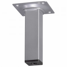 MEUBELPOOT 10CM ALU VIERKANT 25X25MM MEUBELPOOT 10CM ALU VIERKANT 25X25MM