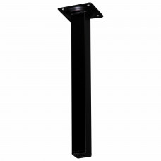 MEUBELPOOT 25CM ZWART VIERKANT 25X25MM MEUBELPOOT 25CM ZWART VIERKANT 25X25MM