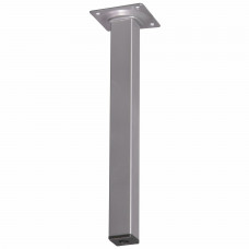 MEUBELPOOT 25CM ALU VIERKANT 25X25MM MEUBELPOOT 25CM ALU VIERKANT 25X25MM