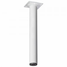 MEUBELPOOT 25CM WIT ROND 30MM MEUBELPOOT 25CM WIT ROND 30MM