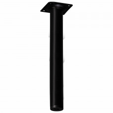 MEUBELPOOT 25CM ZWART ROND 30MM MEUBELPOOT 25CM ZWART ROND 30MM