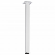 MEUBELPOOT 40CM WIT VIERKANT 25X25MM MEUBELPOOT 40CM WIT VIERKANT 25X25MM