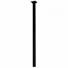 MEUBELPOOT 75CM ZWART VIERKANT 25X25MM MEUBELPOOT 75CM ZWART VIERKANT 25X25MM